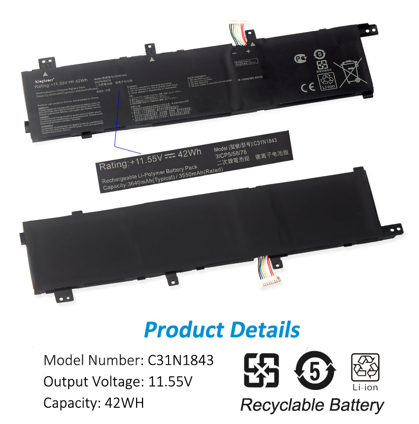 ASUS-VivoBook-42WH-C31N1843-Laptop-Battery