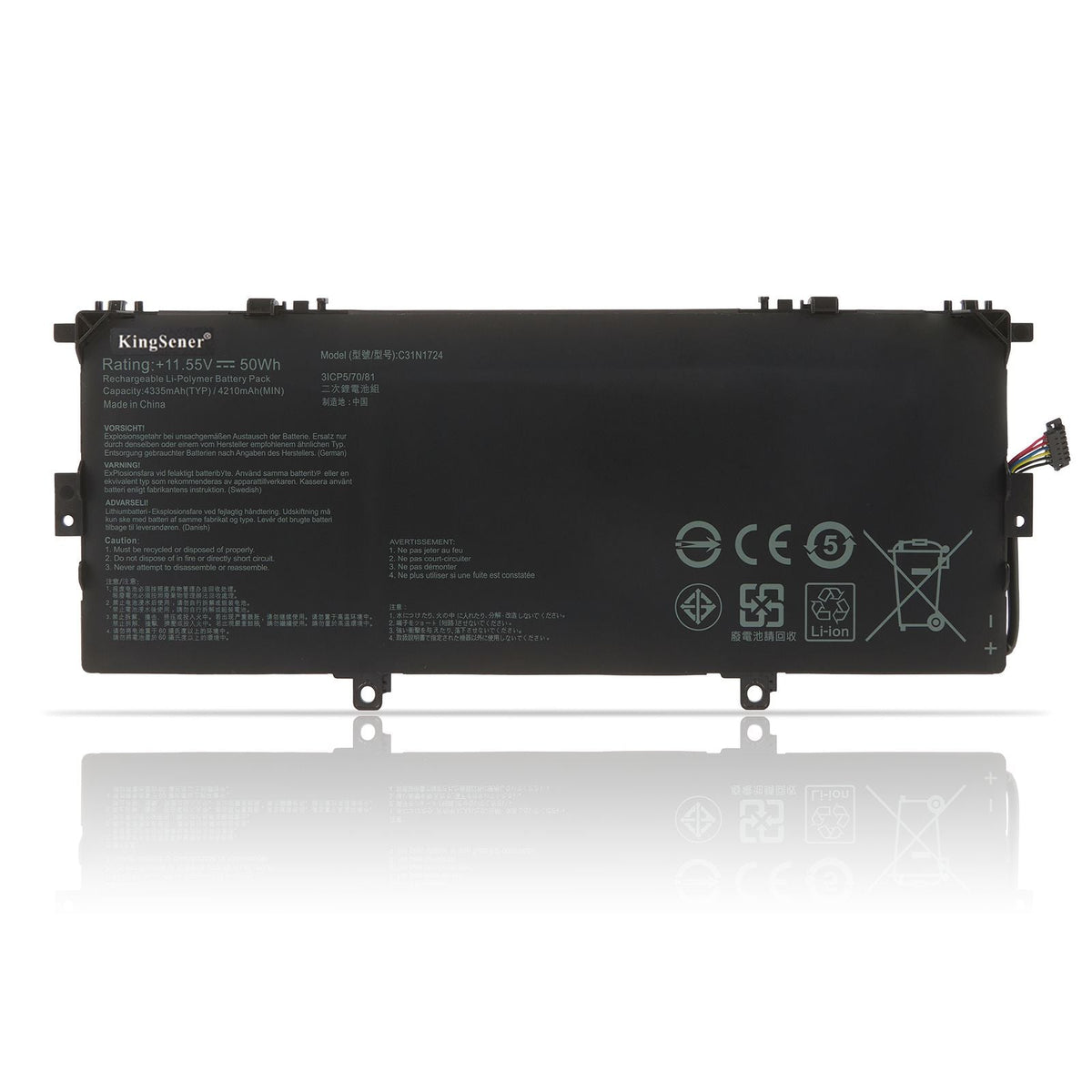 ASUS-ZenBook-50WH-4335mAh-C31N1724-Laptop-Battery