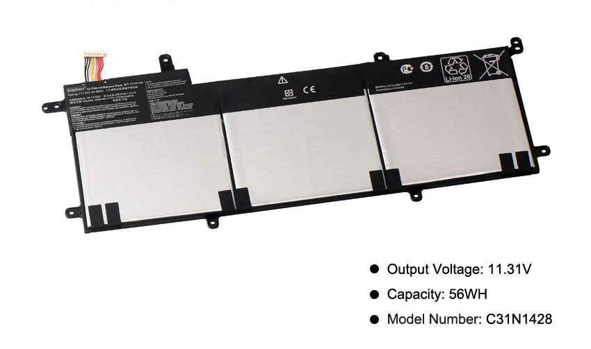 KingSener C31N1428 Laptop-Akku für ASUS Zenbook UX305L UX305LA UX305UA C31N1428 3ICP5/91/91 11,31 V 56WH