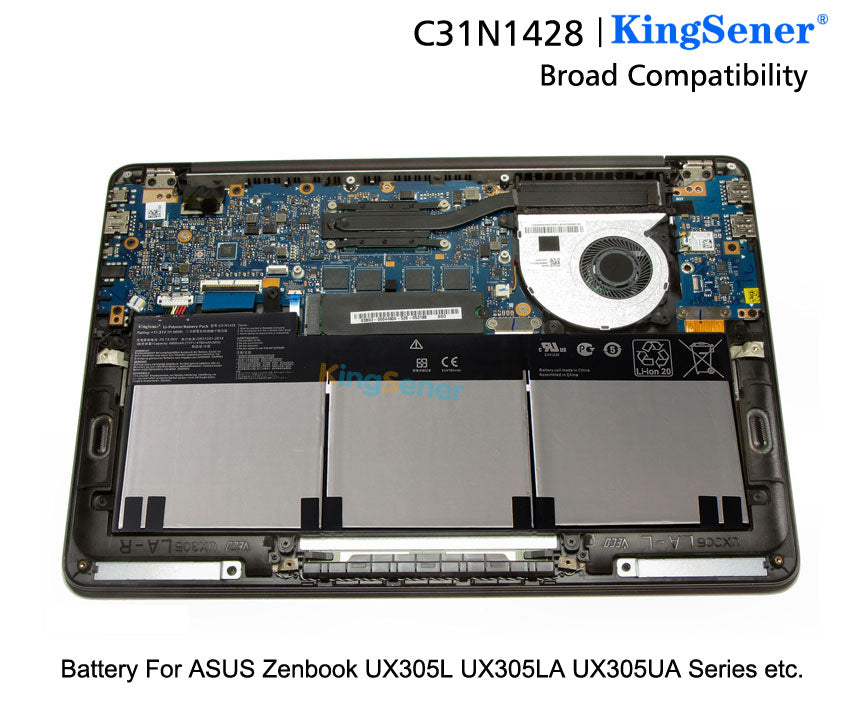 KingSener C31N1428 Laptop-Akku für ASUS Zenbook UX305L UX305LA UX305UA C31N1428 3ICP5/91/91 11,31 V 56WH