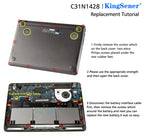 KingSener C31N1428 Laptop-Akku für ASUS Zenbook UX305L UX305LA UX305UA C31N1428 3ICP5/91/91 11,31 V 56WH