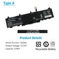 Kingsener cc03xl Notebook Battery for HP elitebook 830 835 840 845 G7 zbook Firefly 14 G8 mt32 mt46 l78555 - 005 11.55v 56wh