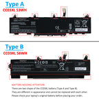 Kingsener cc03xl Notebook Battery for HP elitebook 830 835 840 845 G7 zbook Firefly 14 G8 mt32 mt46 l78555 - 005 11.55v 56wh