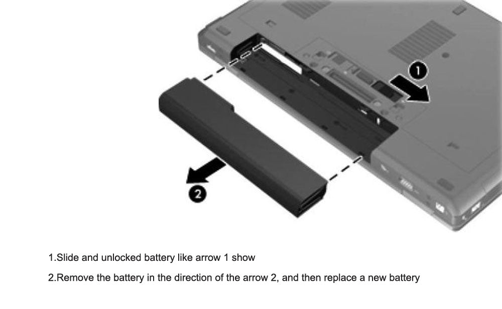 CC06 CC06XL Replacement Battery for HP EliteBook 8460p 8570p ProBook 6460b 6560b — 10.8V 56Wh