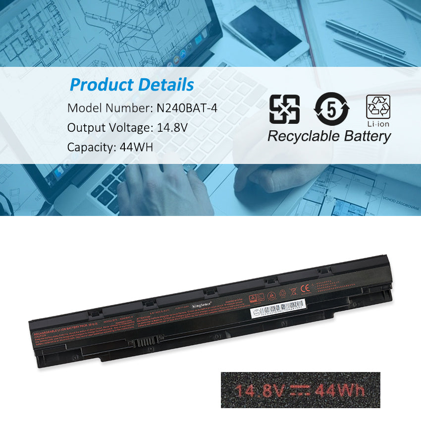 CLEVO-N240BAT-4-02-32WH-Laptop-Battery