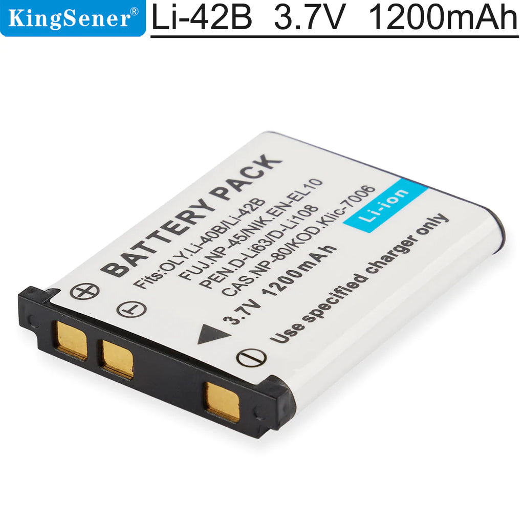 Camera-Battery-Li-42B-1200mAh
