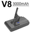 Dyson V8 SV10 Battery Replacement for Absolute Animal Fluffy Motorhead — 21.6V 3000mAh 64.8Wh