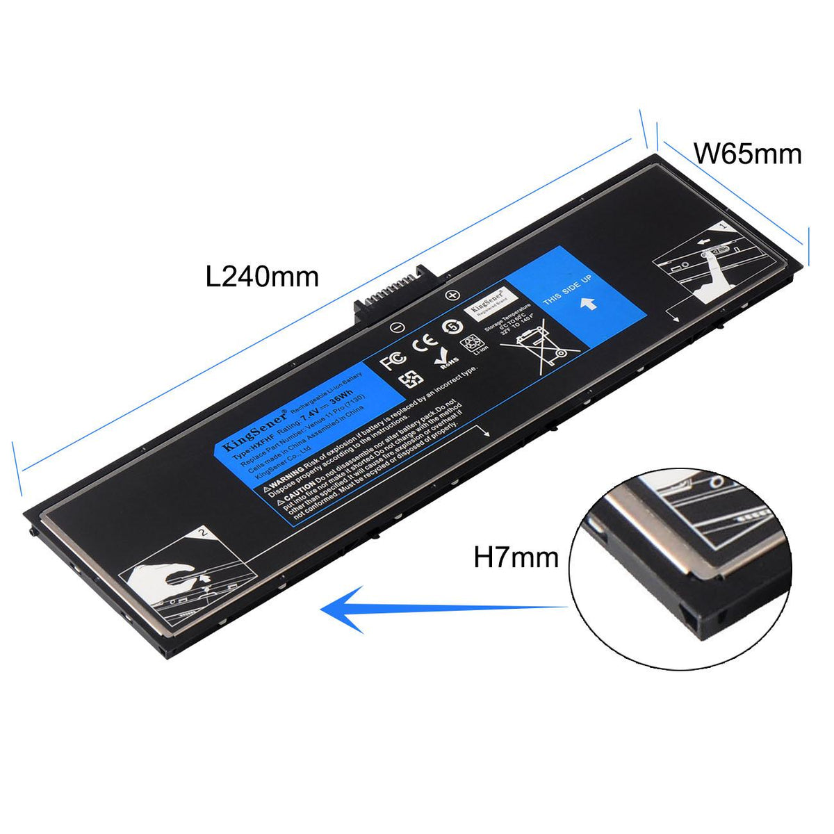  DELL-Venue-HXFHF-36WH-Laptop-Battery