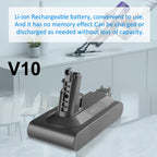 Dyson V10 SV12 Battery for Absolute Motorhead Animal Fluffy — 25.2V 4000mAh 100.8Wh