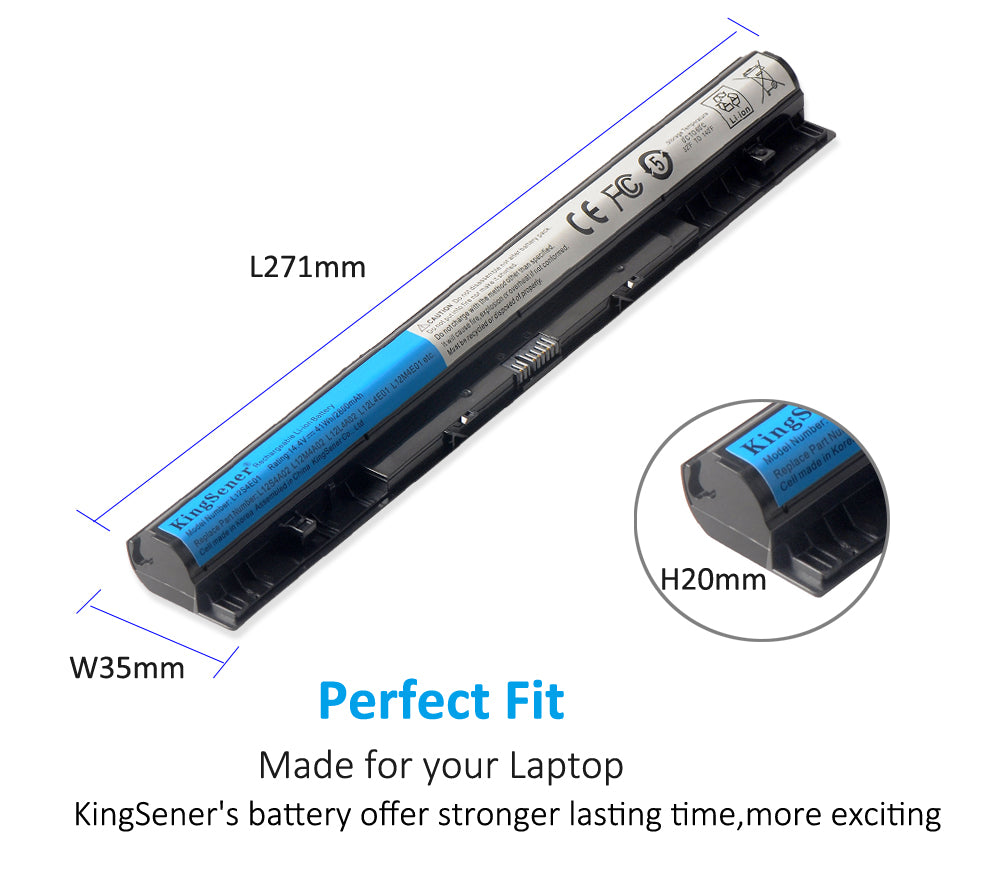 L12S4E01 L12L4A02 Battery for Lenovo G400 G500 G40 G50 Z40 Z50