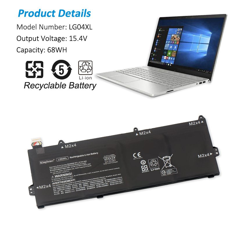 HP-Pavilion-LG04XL-68WH-Laptop Battery