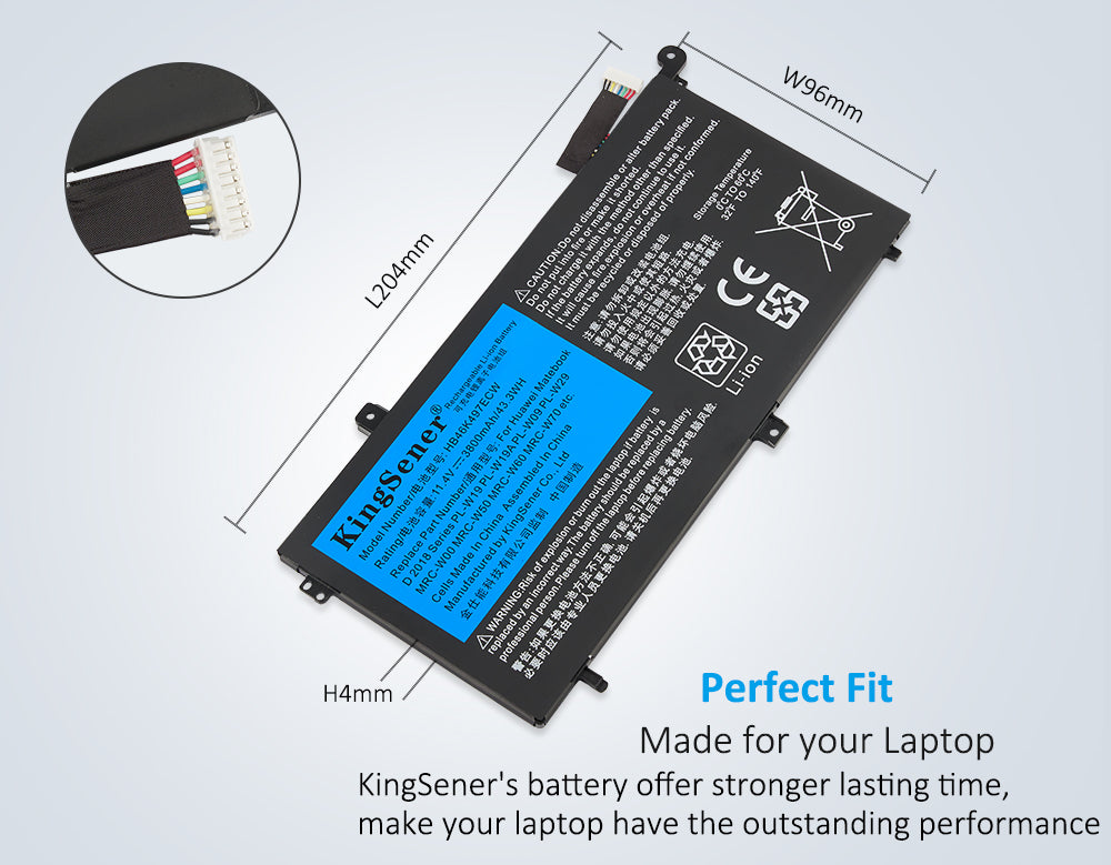Huawei-HB46K497ECW-43.3WH-Laptop-Battery