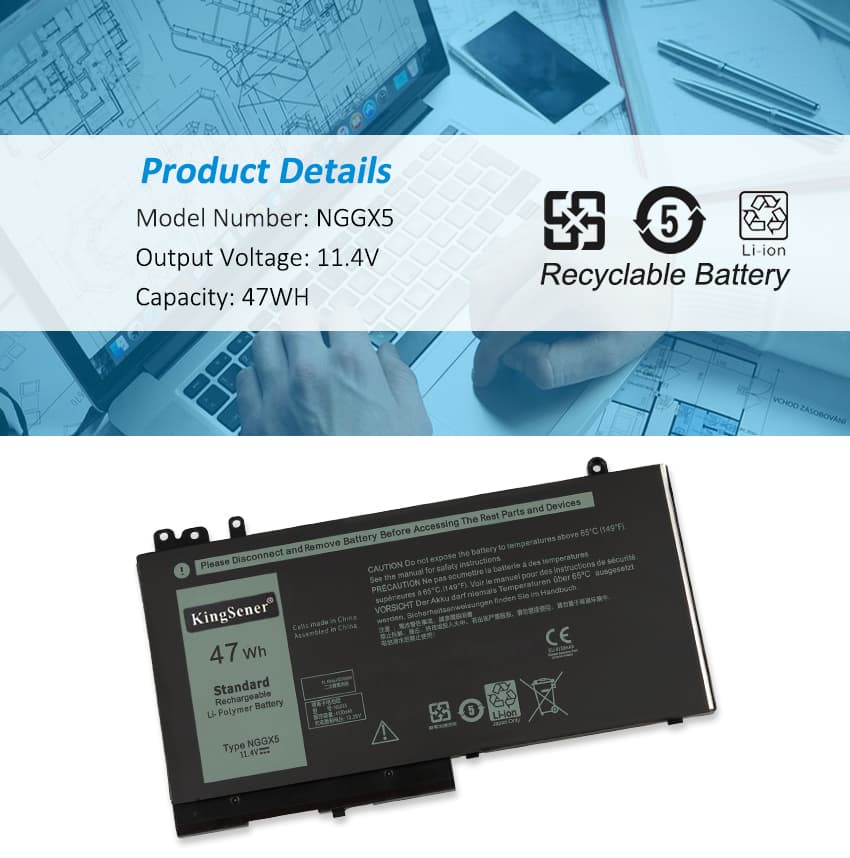 Kingsener-NGGX5-laptop battery-4123mAh