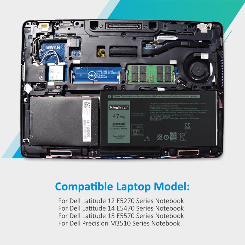 Kingsener-NGGX5-laptop battery-4123mAh
