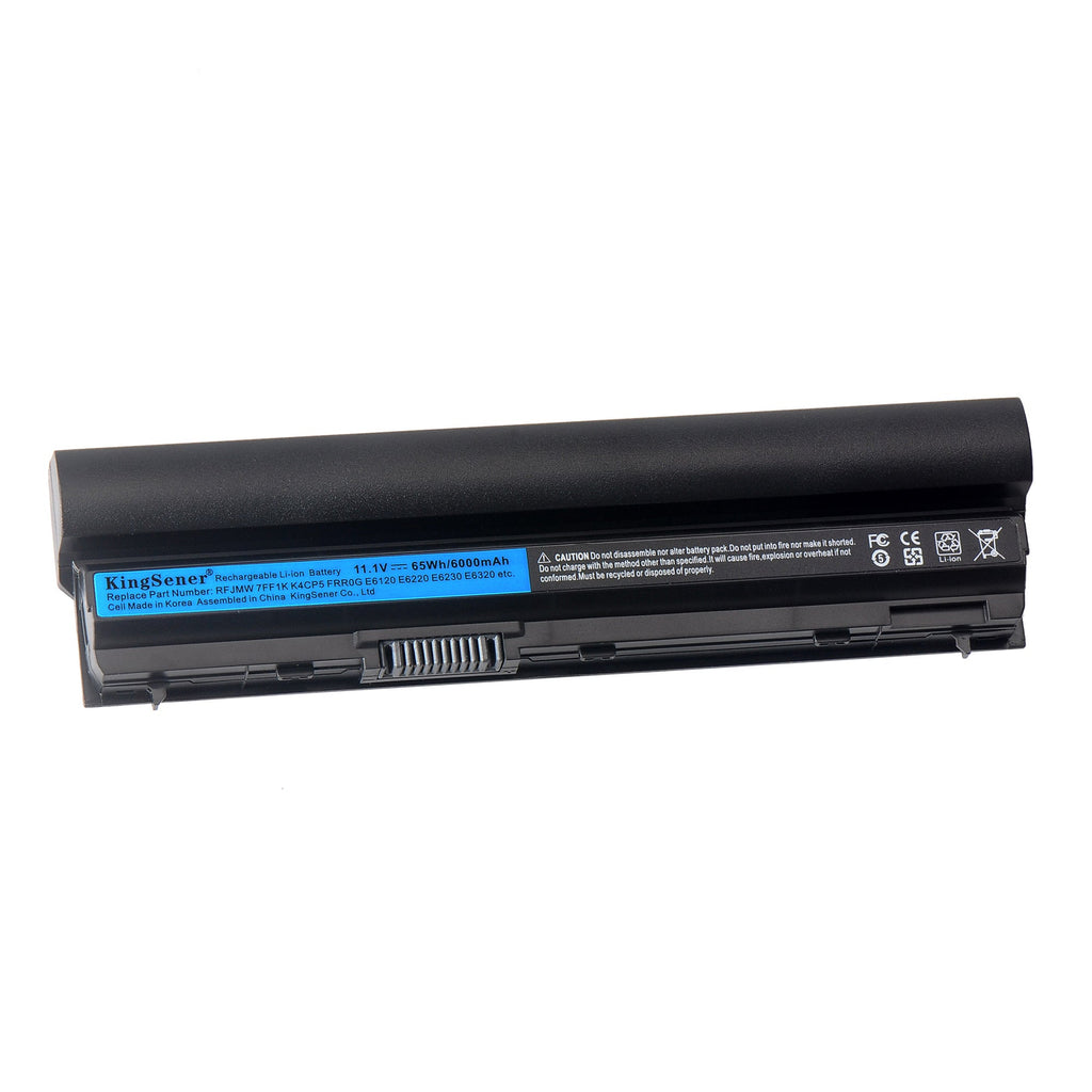 RFJMW Laptop Battery Replacement For DELL Latitude E6320 E6330 E6120 FRR0G KJ321 K4CP5 J79X4 7FF1K 6000mAh | US Stock